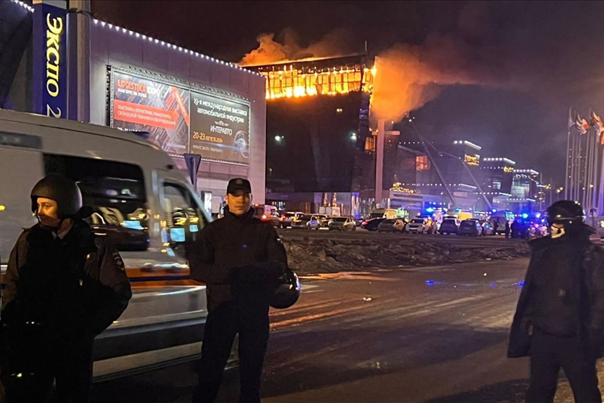 147 orang terluka, penembakan di konser di Moskow