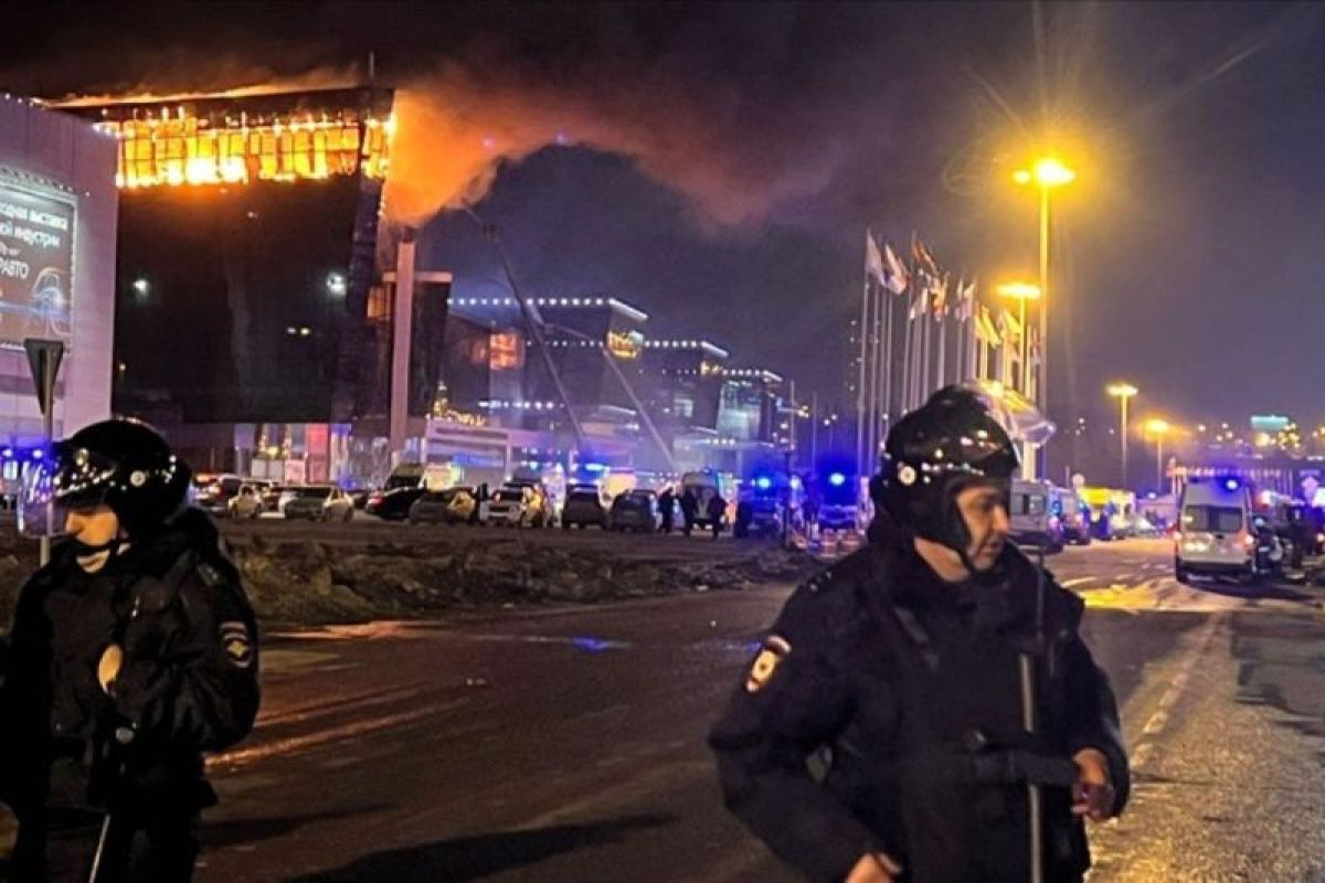 60 tewas dan 147 luka, teroris serang gedung konser di Rusia