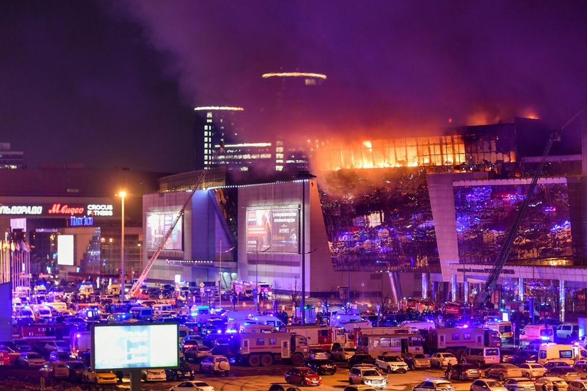 133 orang tewas akibat serangan teroris di gedung konser Crocus Moskow