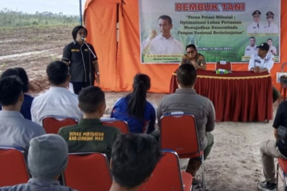 Rembuk tani upaya akselerasi peningkatan produksi di Gunung Mas