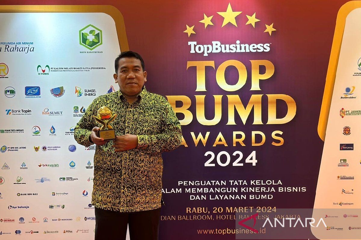 PDAM Tirta Kualo Tanjung Balai kembali raih Top BUMD Award 2024