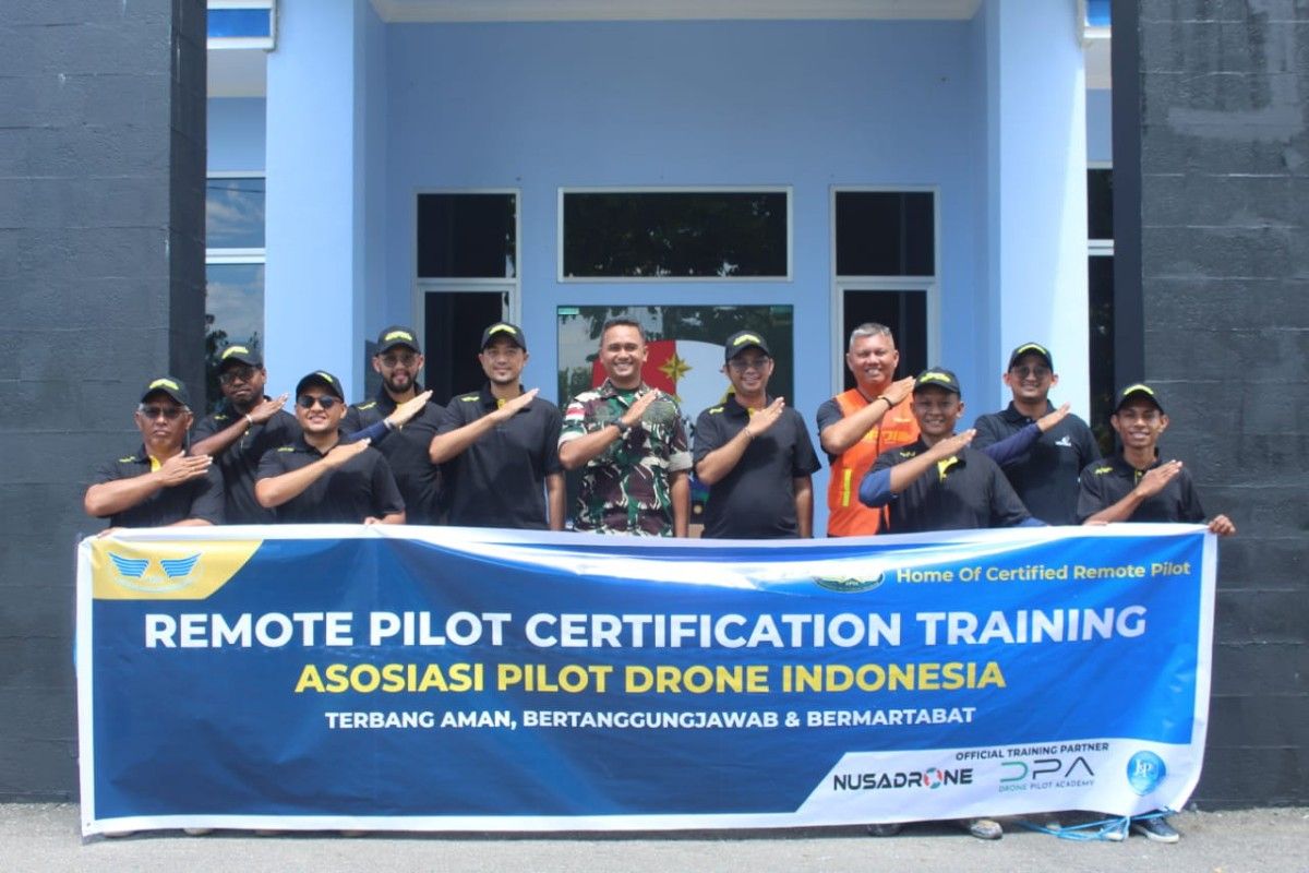 Lanud Yohanis Kapiyau Timika-APDI gelar sertifikasi pilot dron
