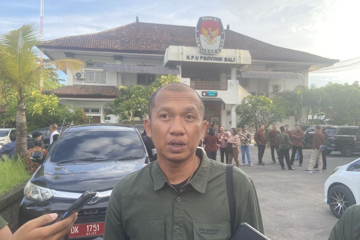 KPU Bali temui pimpinan pusat bahas gugatan Paslon 1 soal bansos