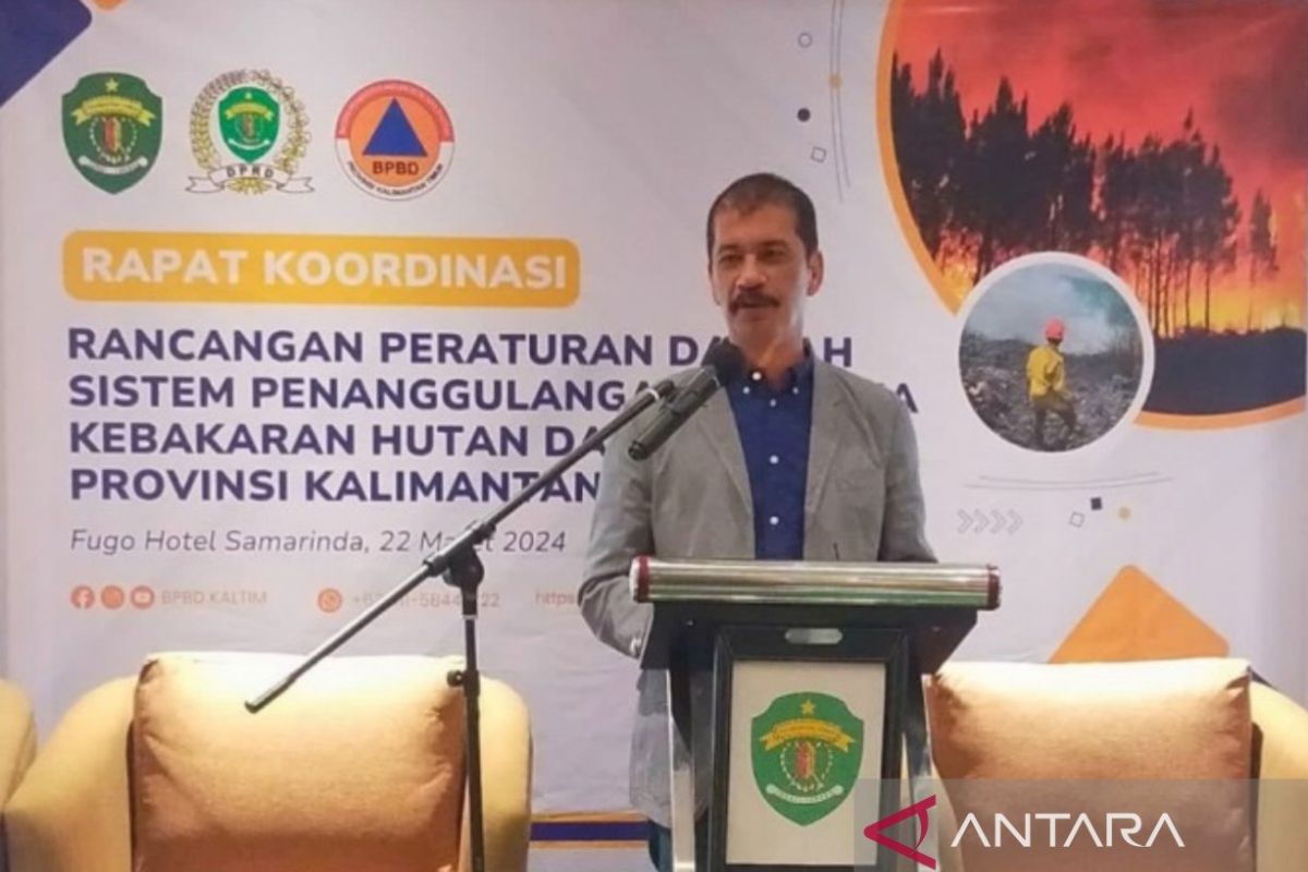 BPBD Kaltim siapkan Ranperda  Sistem Penanggulangan Karhurla