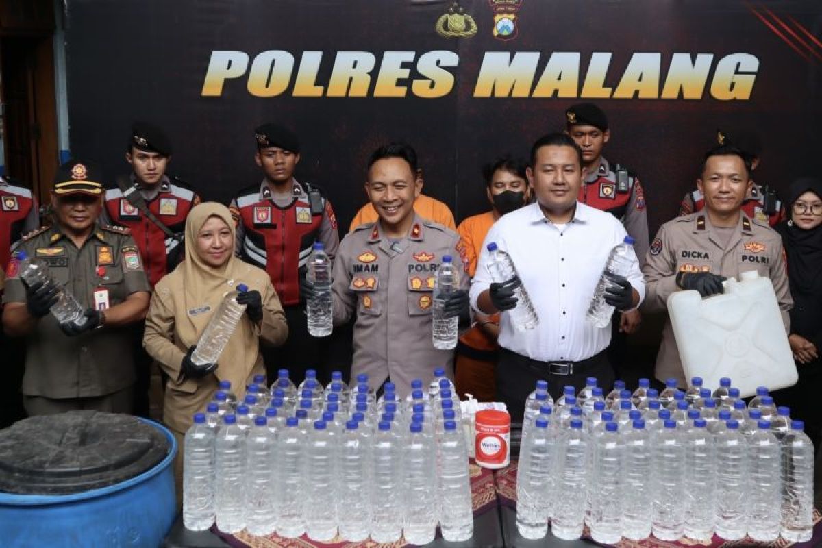 Produsen miras ilegal di Malang diancam hukuman 15 tahun penjara