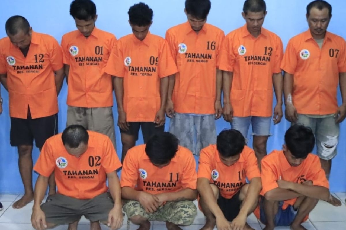 Polres Serdang Bedagai tangkap 17 pengedar narkoba, Sabu 3 Kg disita