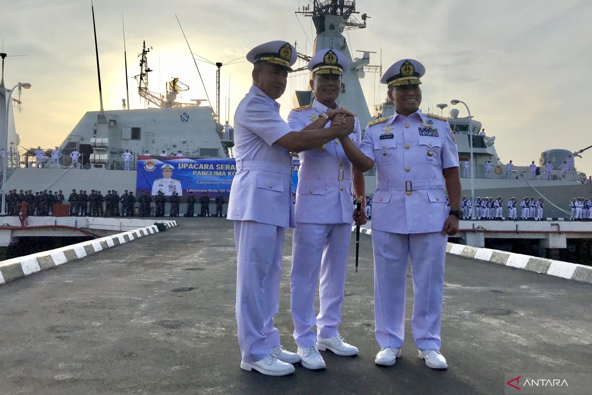Laksda TNI Yoos Suryono resmi jabat Pangkoarmada I