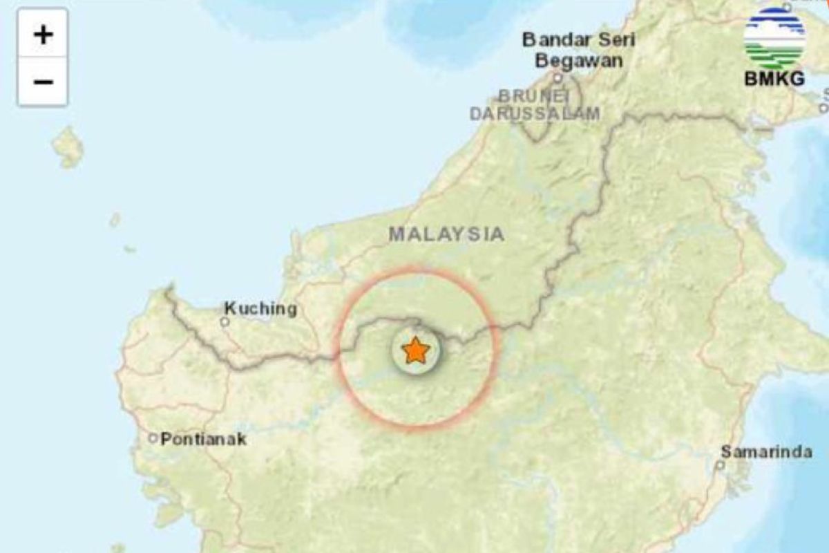 Kabupaten Kapuas Hulu kembali diguncang gempa kedalaman 10 kilometer