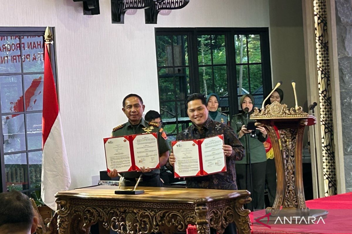 Kementerian BUMN dan TNI teken MoU pengamanan aset vital nasional