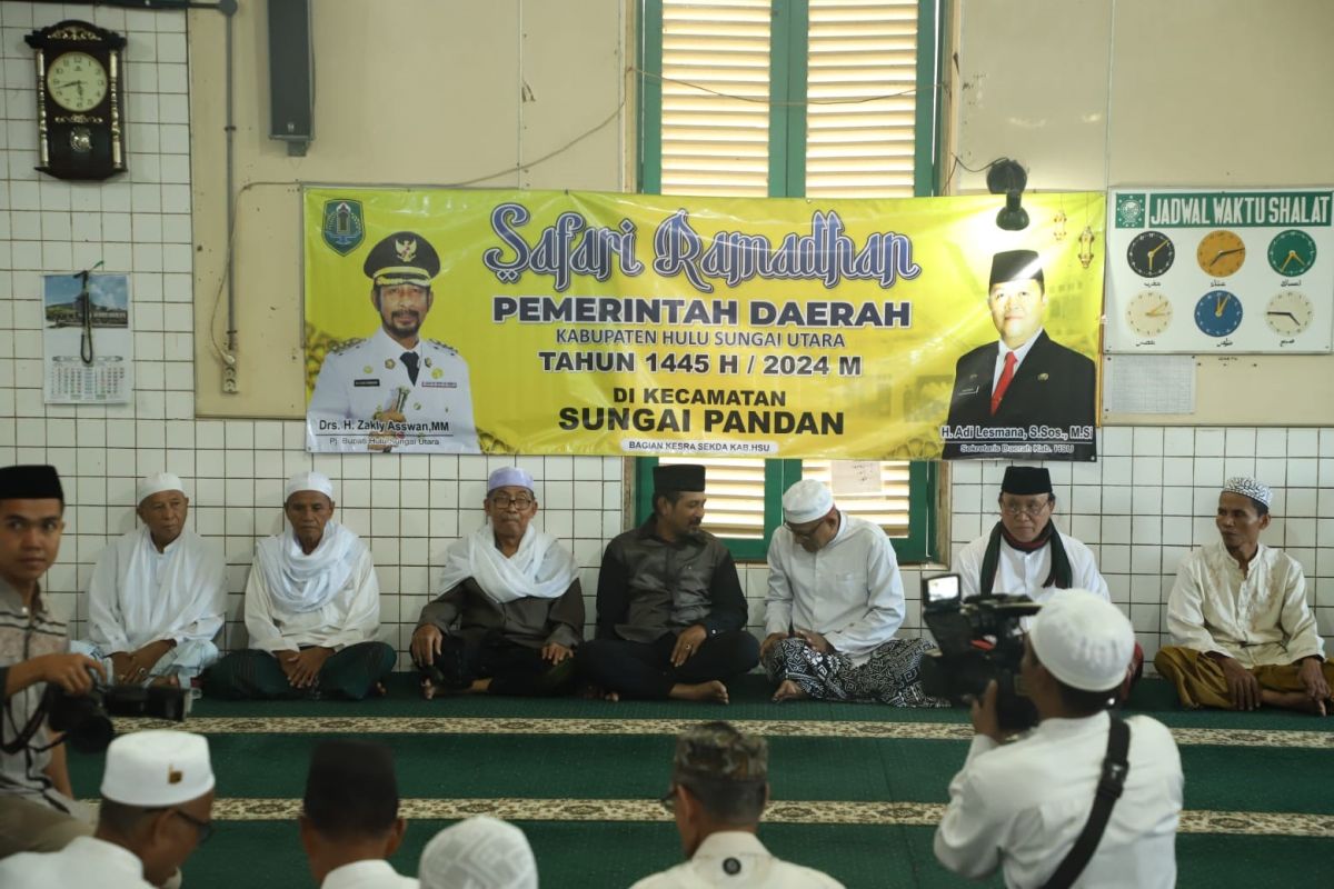 Pj Bupati HSU gelar Safari Ramadhan di Desa Pandulangan