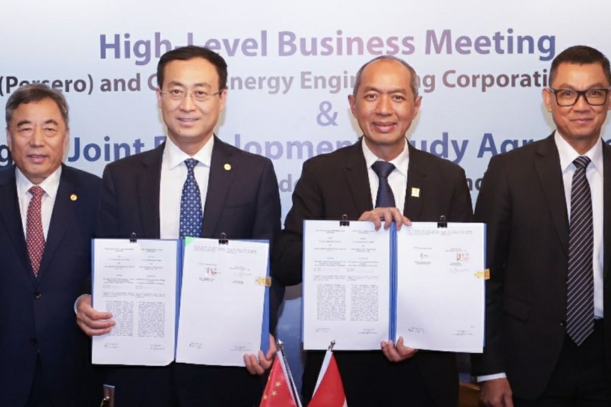 PLN Indonesia Power dan China Energysepakat kaji pengembangan energi hijau skala besar di Sulawesi
