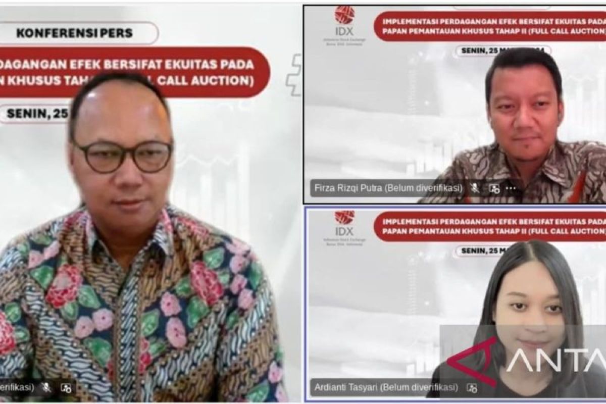 BEI implementasikan Papan Pemantauan Khusus Full Periodic Call Auction