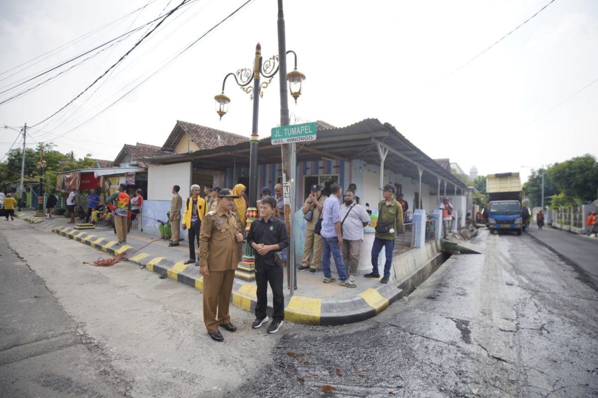 Wali Kota Madiun pastikan pemeliharaan jalan selesai sebelum Lebaran