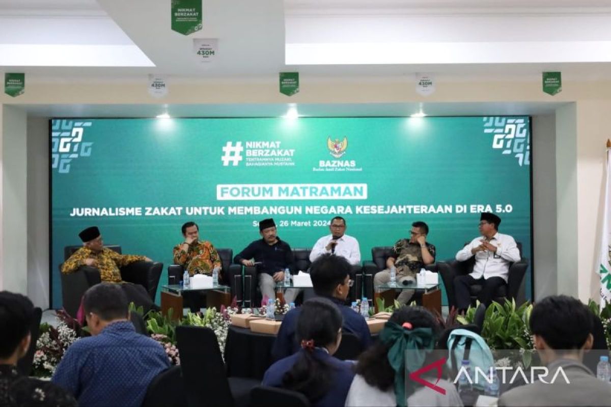 Baznas apresiasi usul Forum Pemred jadikan zakat standar etika jabatan