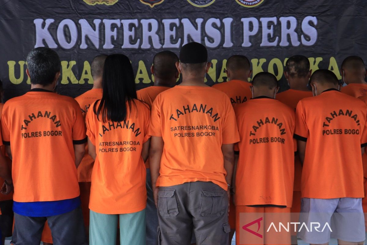 Polres Bogor ungkap sebanyak 64 perkara penyalahgunaan narkoba
