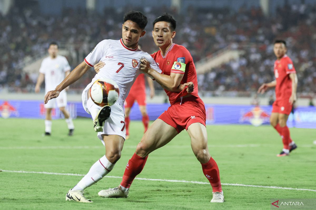 Timnas Indonesia menang tiga gol tanpa balas di kandang Vietnam