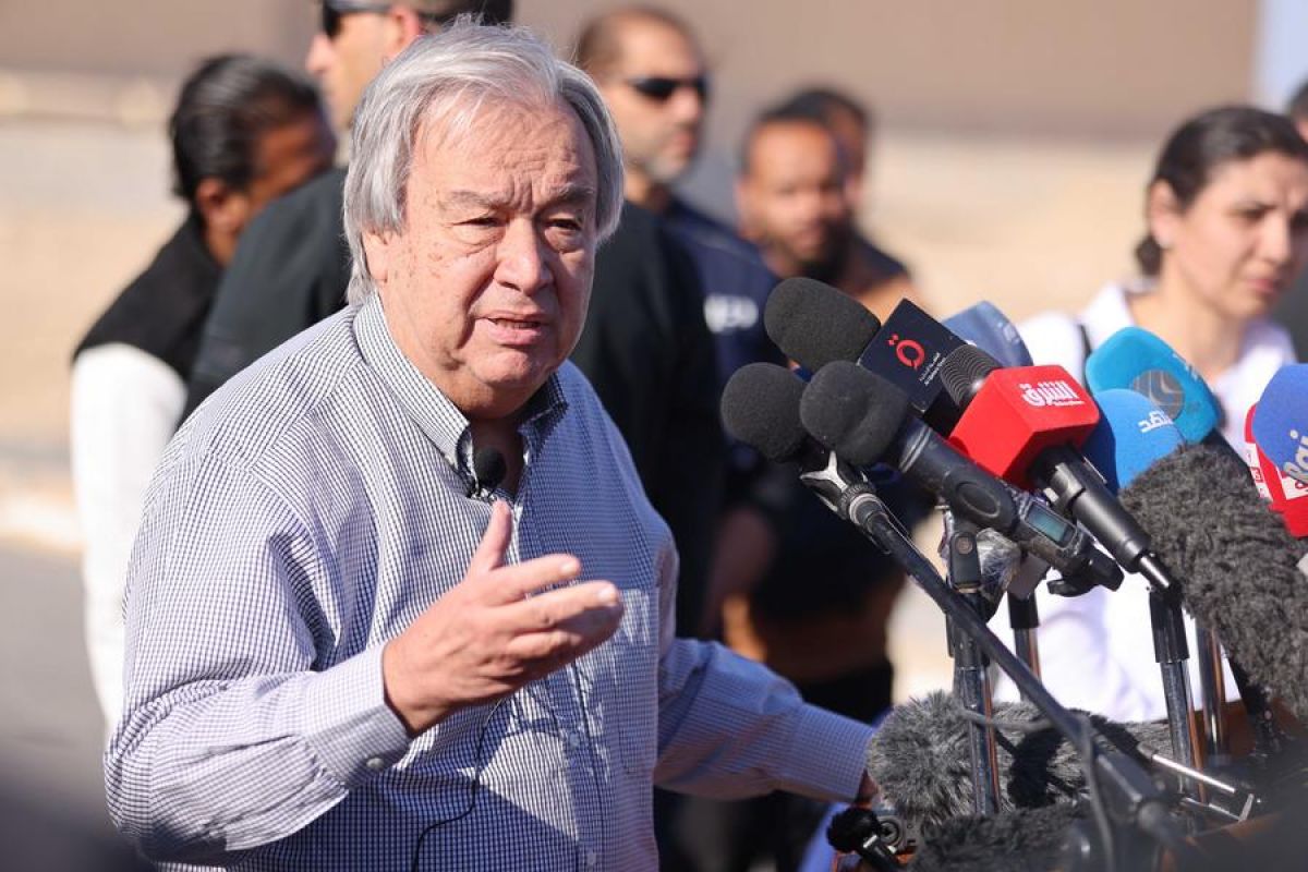 Guterres: Kirim bantuan efektif ke Gaza butuh gencatan senjata segera