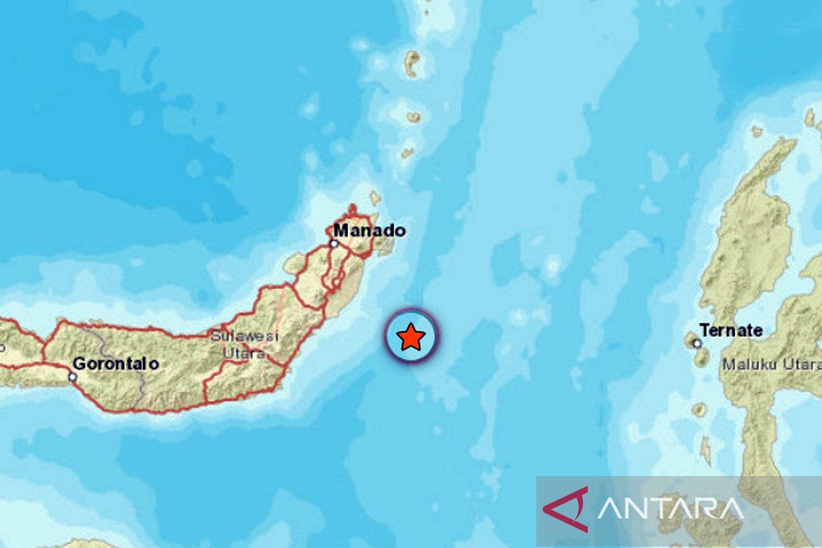 Gempa guncang Minahasa Tenggara, dipicu subduksi lempeng Laut Maluku