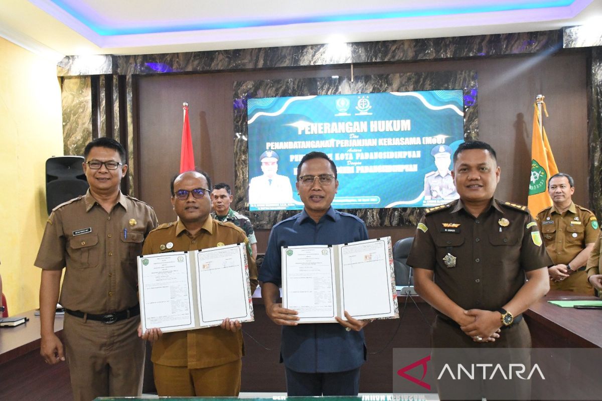 Tingkatkan pelayanan publik, Kejaksaan MoU bersama Pemkot Padangsidimpuan