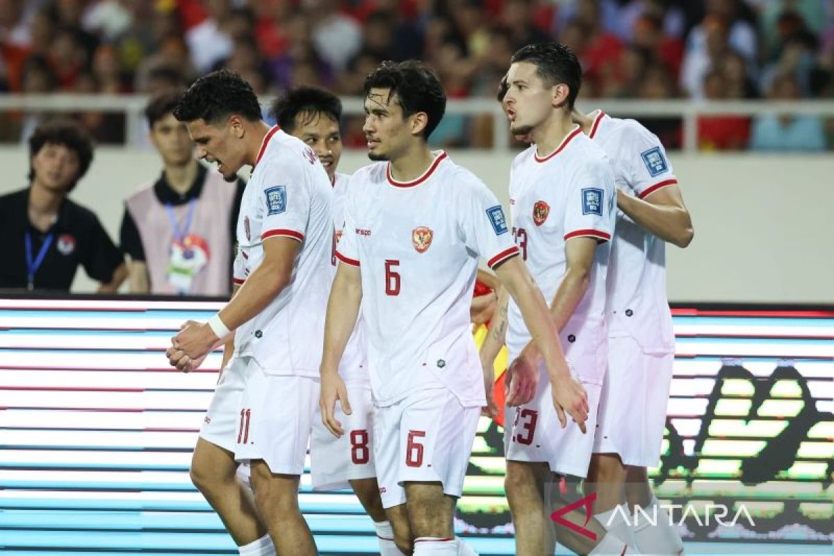 Indonesia kokoh di posisi kedua setelah dua kali kalahkan Vietnam