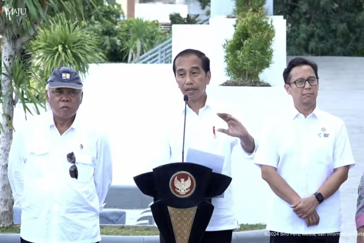 Jokowi nyatakan infrastruktur Sulteng telah pulih pascatsunami