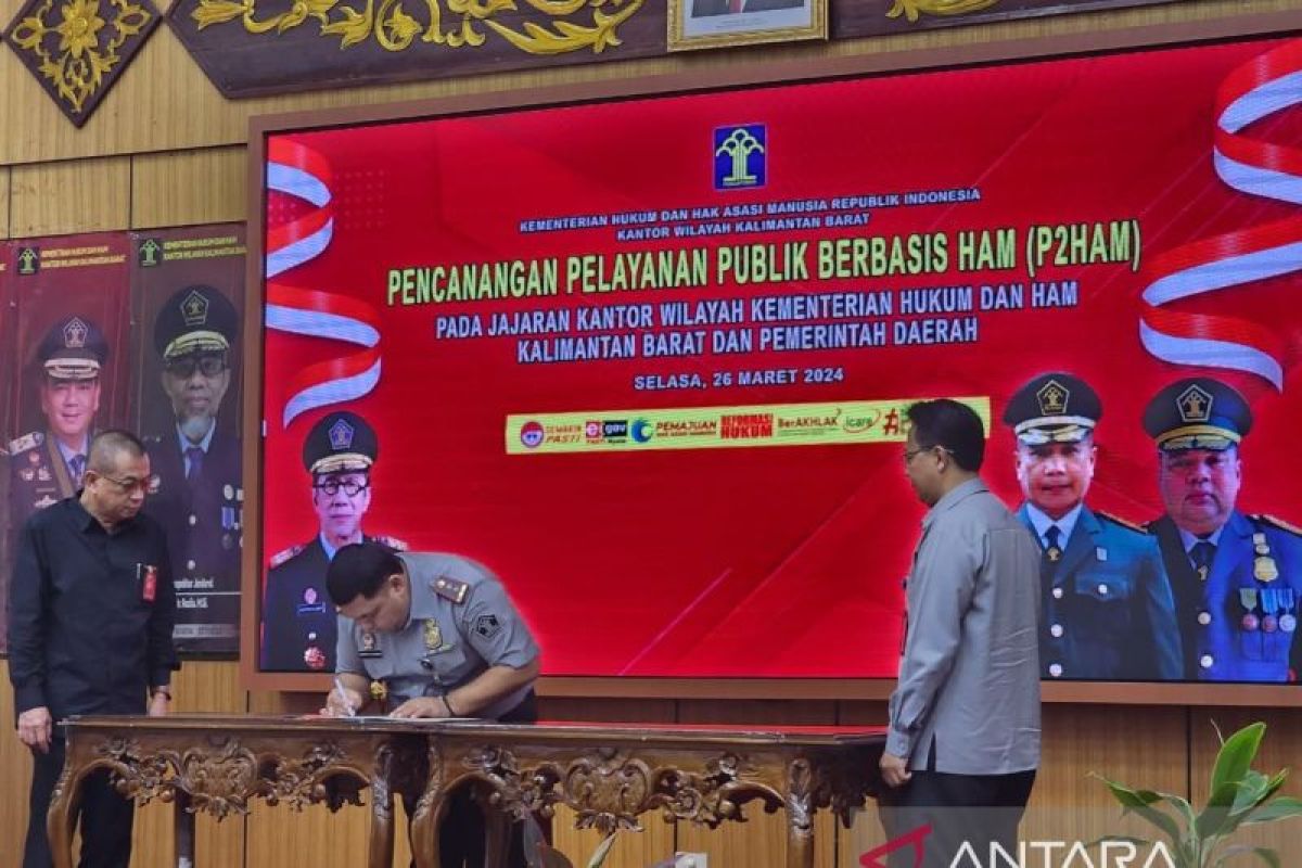 Kemenkumham Kalbar canangkan Pelayanan Publik berbasis HAM