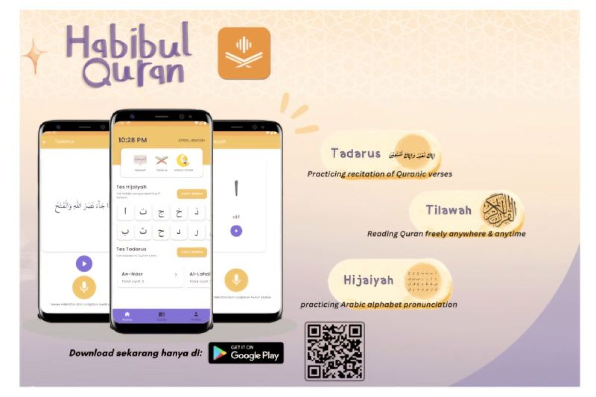 Mahasiswa Bangkit 2023 meluncurkan aplikasi pembelajaran Al Quran