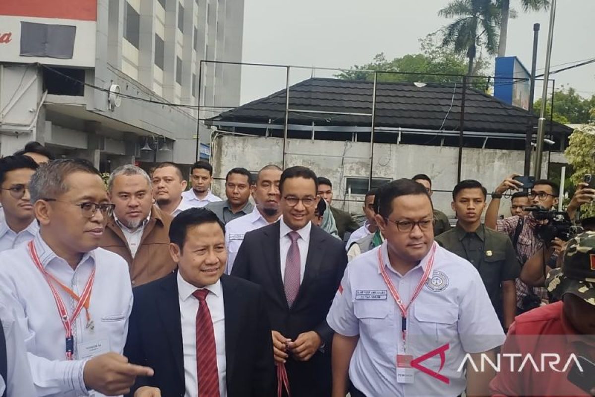 Anies-Muhaimin hadir di  MK untuk ikuti sidang PHPU Pilpres