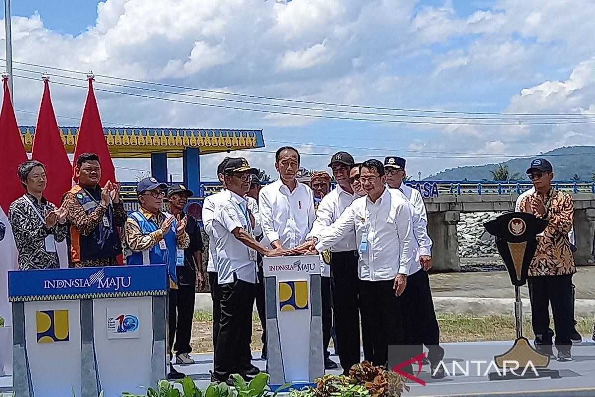 Presiden resmikan Bendungan Gumbasa Sulteng naikkan produksi pertanian