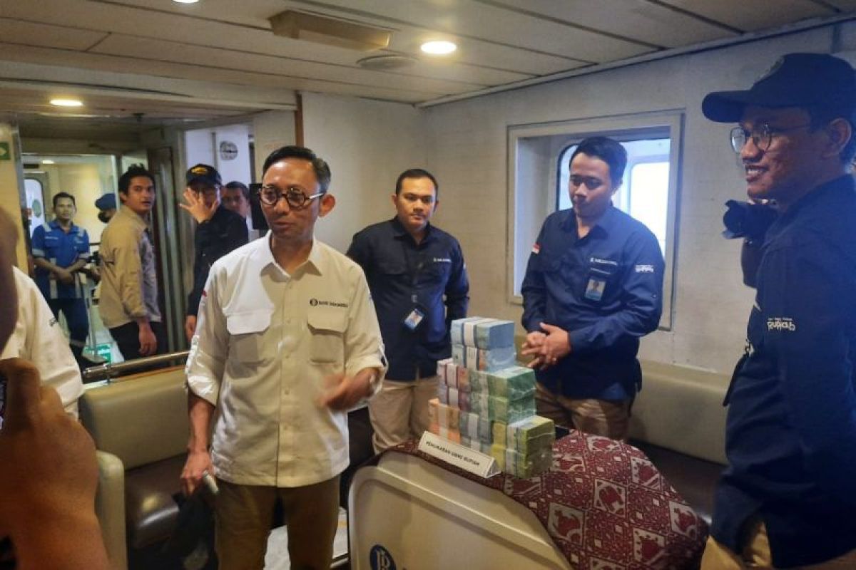 BI Lampung layani penukaran uang di atas Kapal Portlink