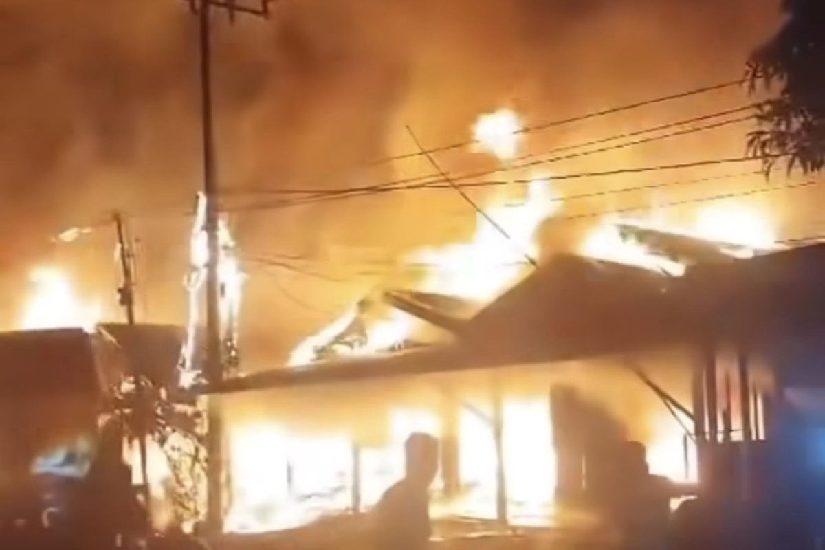 Kebakaran di Kecamatan Bengalon Kutim telan satu korban jiwa