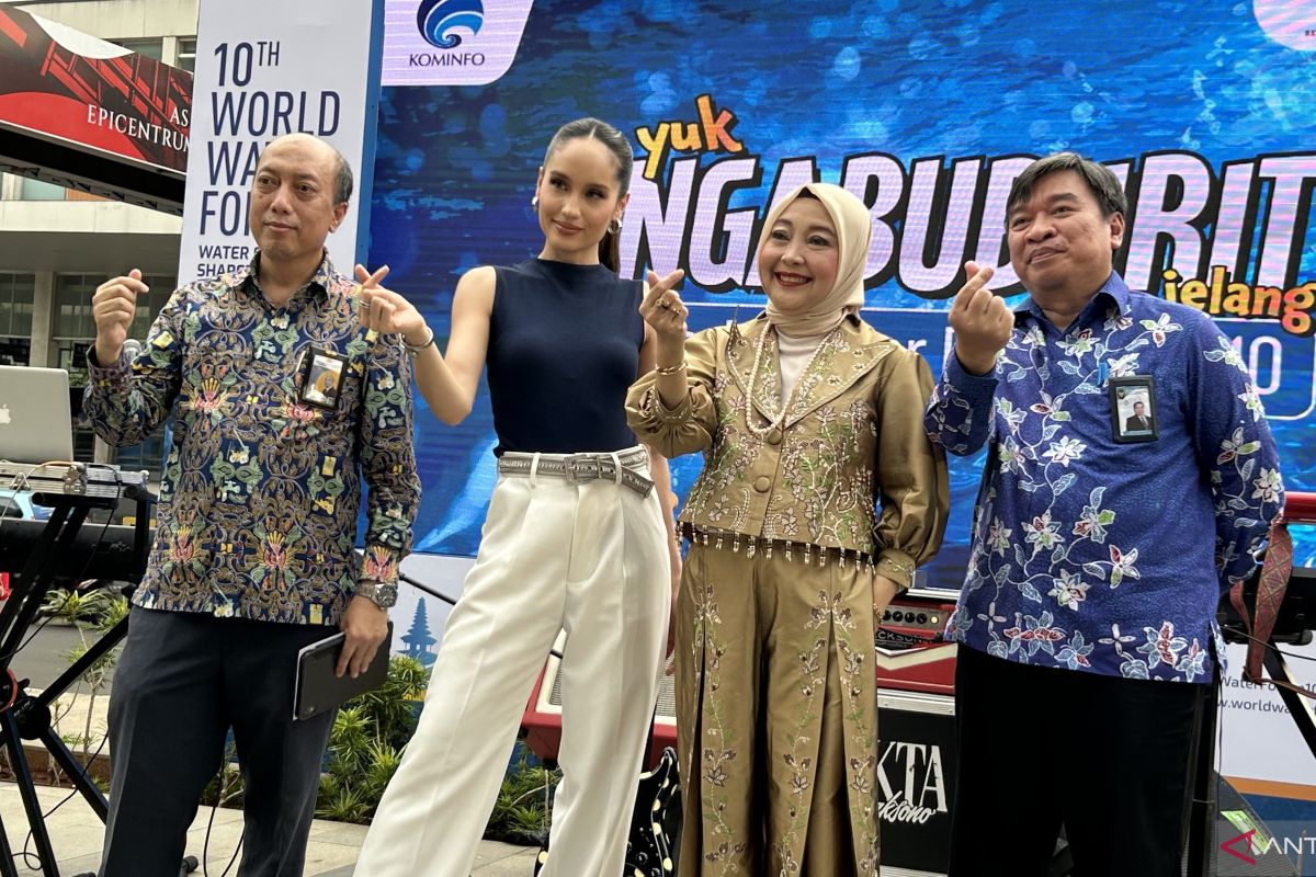 Cinta Laura terpilih sebagai duta komunikasi 10th World Water Forum