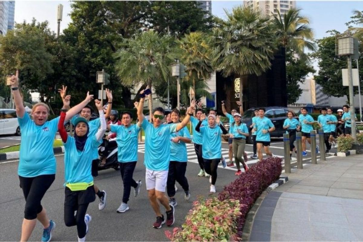 Pusat budaya AS adakan jalan sehat, promosi hidup sehat saat Ramadan