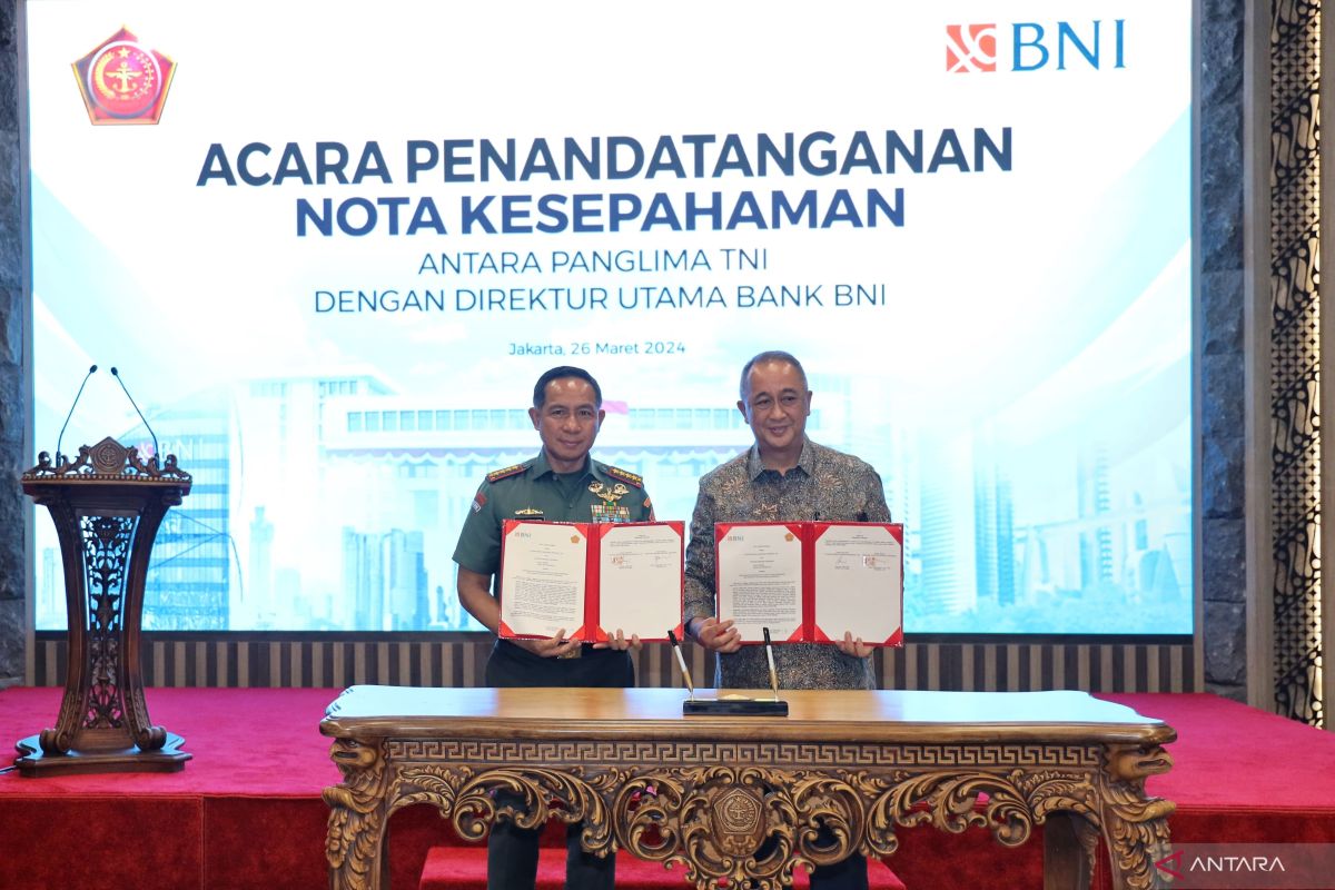 BNI perkuat sinergi dengan TNI lewat layanan keuangan terintegrasi