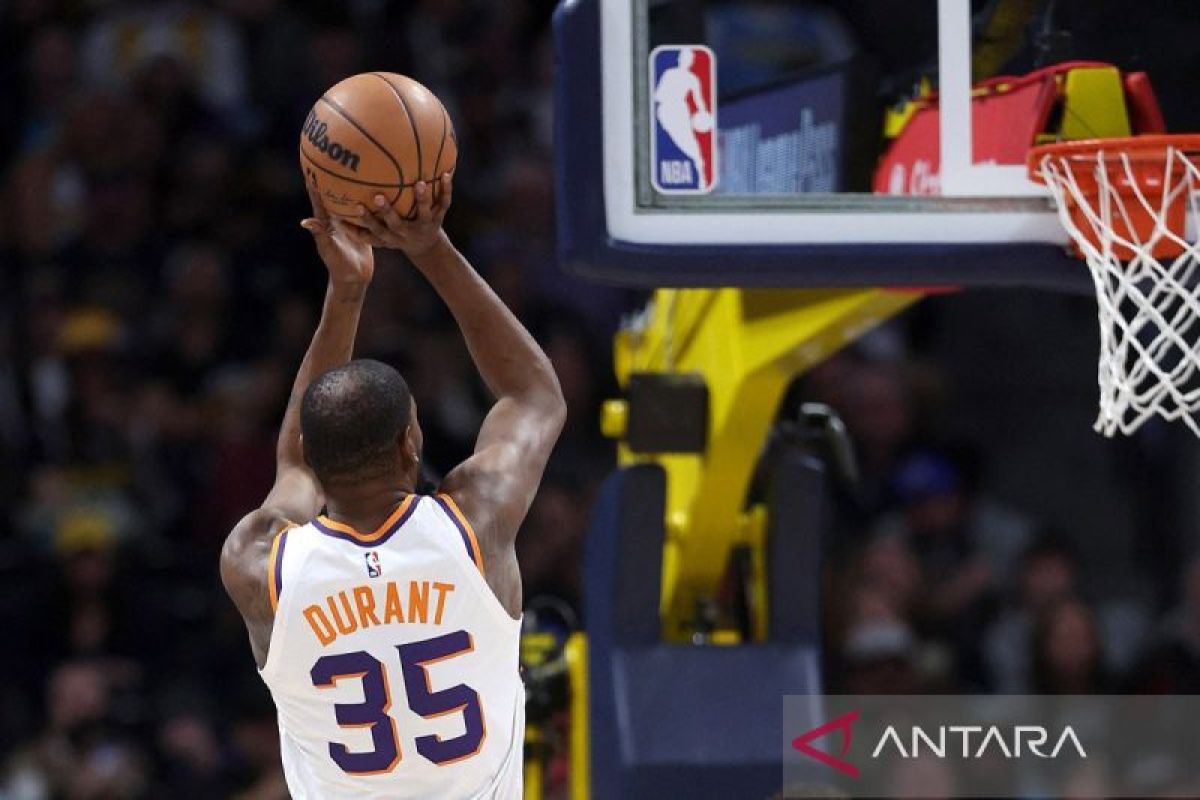 Kevin Durant cetak 30 poin, Suns kalahkan Nuggets 104-97