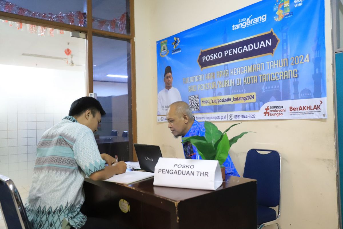 Dinas Ketenagakerjaan Kota Tangerang buka posko pengaduan THR