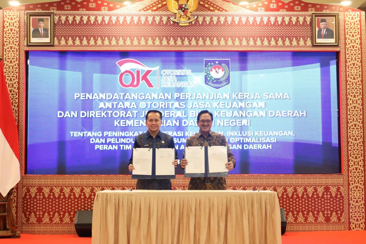 OJK dan Kemendagri perkuat tim percepatan akses keuangan daerah