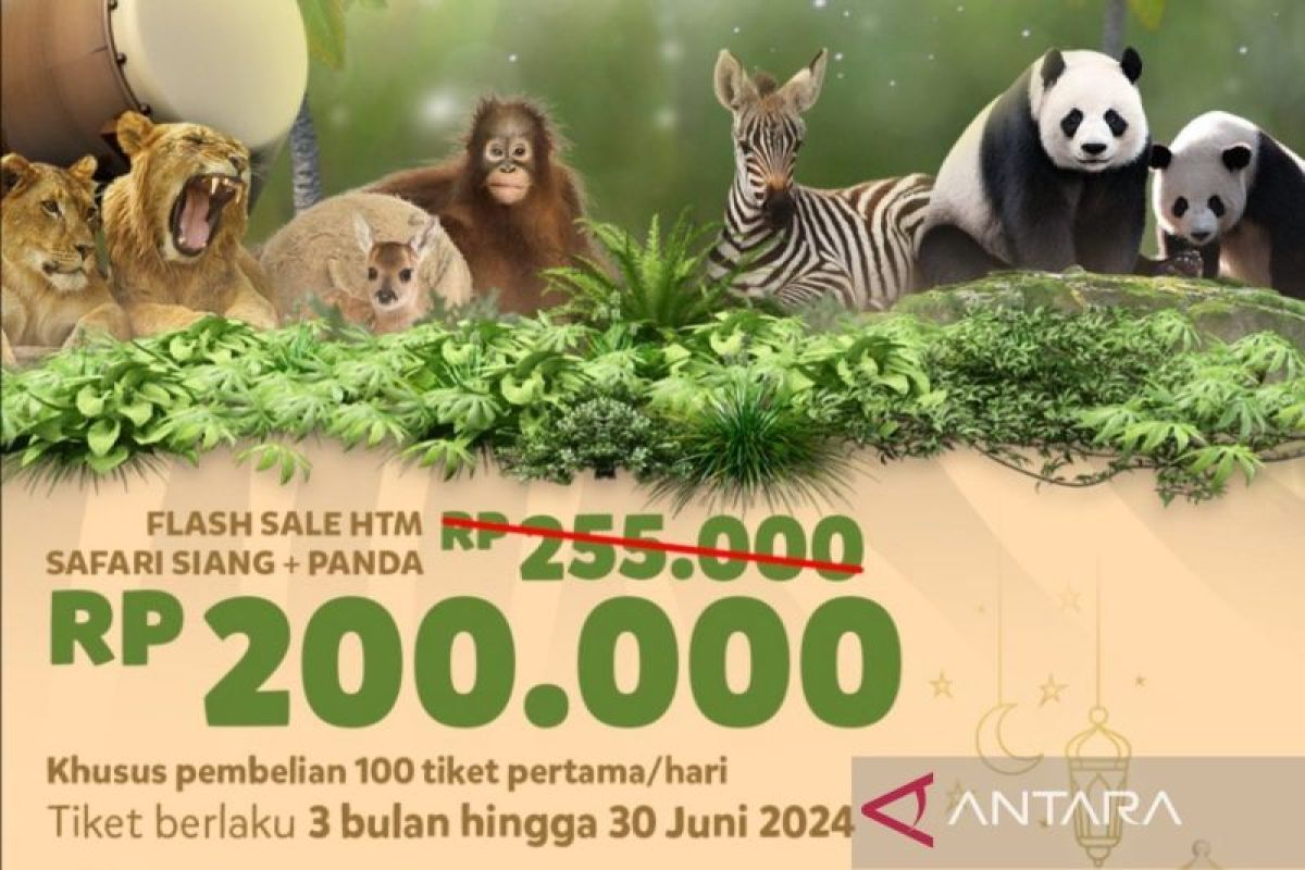 Taman Safari Bogor buka promo tiket libur Lebaran hanya Rp200 ribu