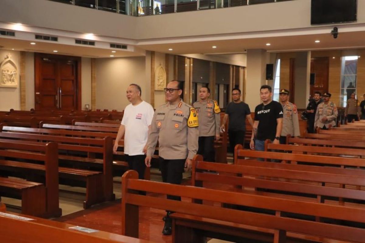 Kapolres Jakut cek sejumlah gereja jelang Jumat Agung