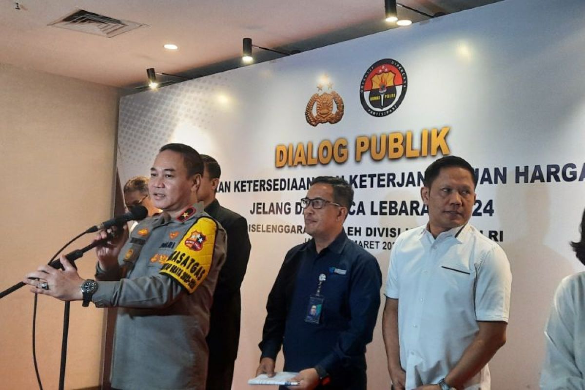 Polri pastikan ketersediaan dan keterjangkauan harga pangan jelang Idul Fitri 2024