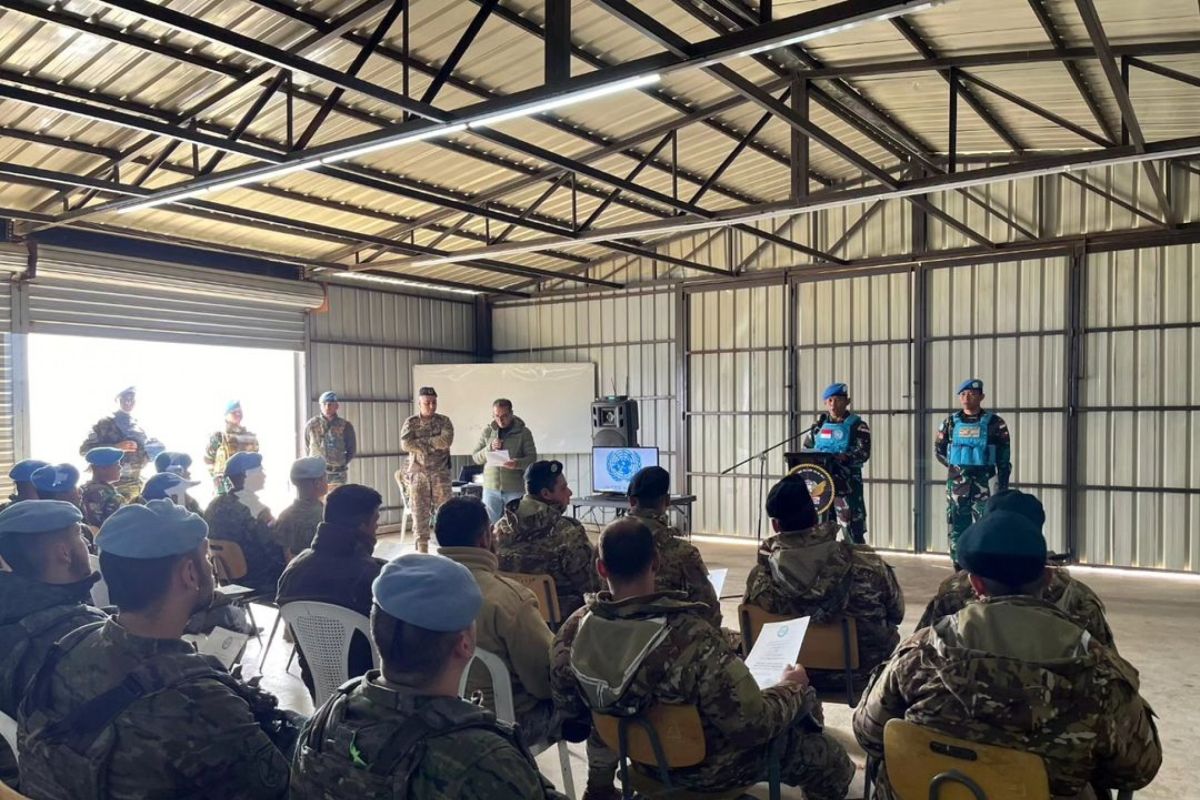 Prajurit TNI di Lebanon beri pelatihan pengawalan dan konvoi ke UNIFIL