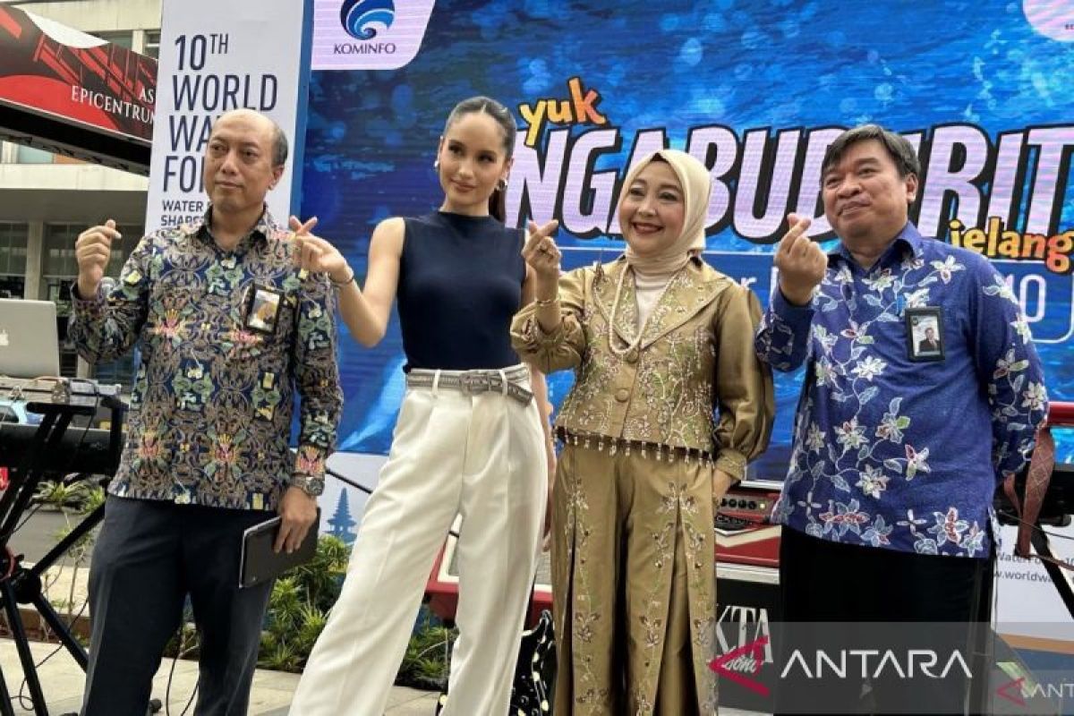 Cinta Laura terpilih sebagai duta komunikasi 10th World Water Forum