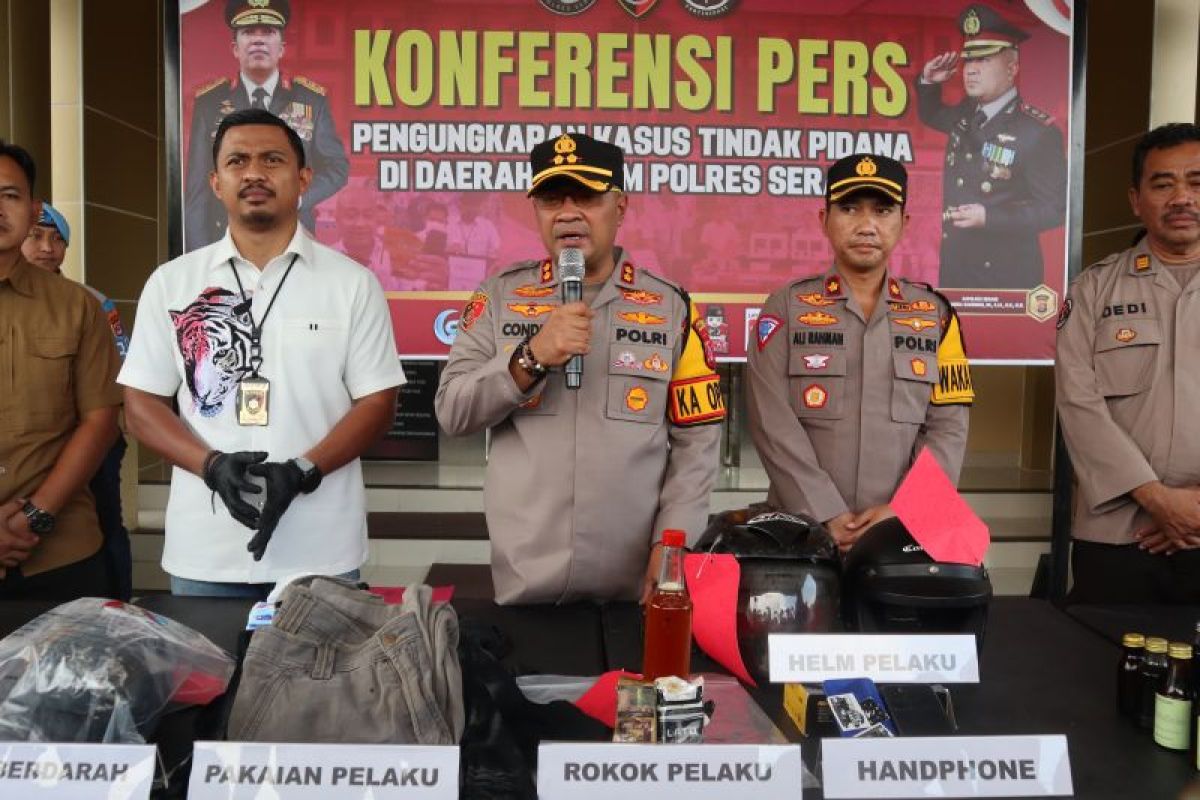 Polres Serang tangkap pelaku pembunuhan