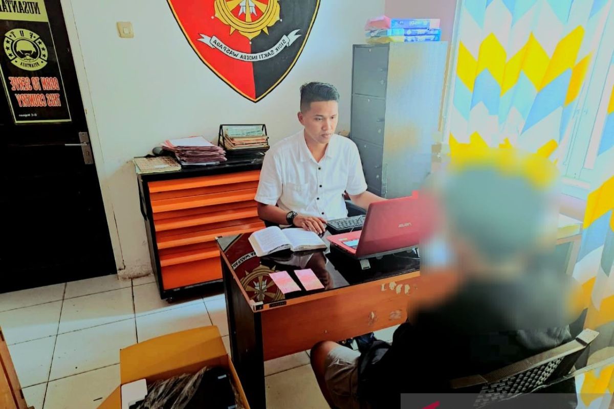 Polsek Kota Utara-Gorontalo tangkap seorang pengedar uang palsu
