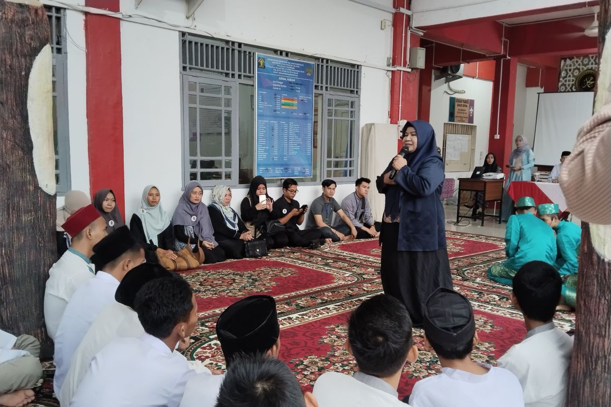 LPKA Palembang hibur anak  binaan hadirkan orang tua saat buka bersama