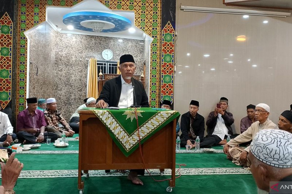 Gubernur Sumbar: urang minangkabau terpaut hatinya ke masjid