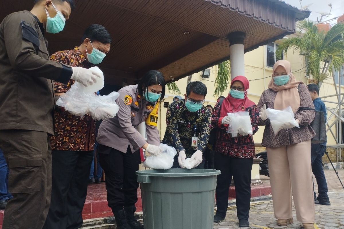 Komplotan perampok 5 kg sabu di Dumai diringkus