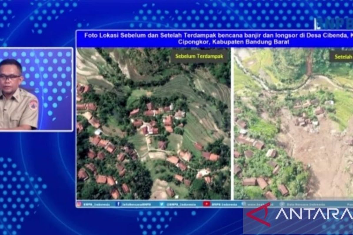 Forest conversion worsened landslide impact in West Bandung: BNPB