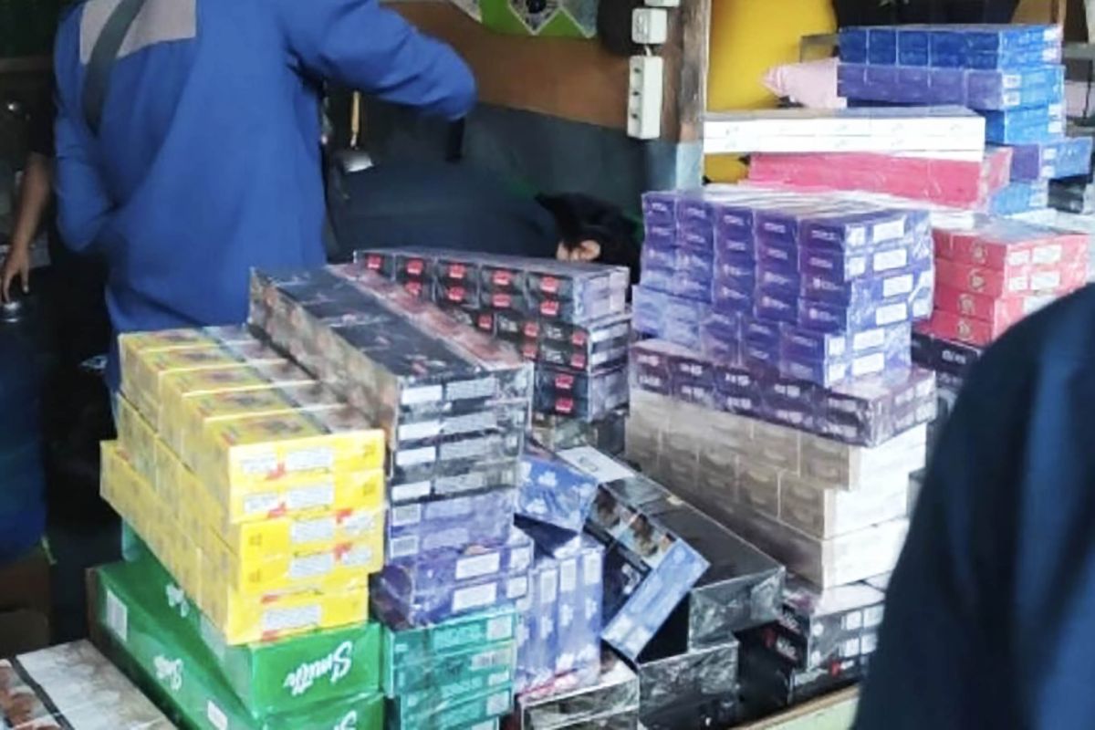 Bea Cukai Malang sita rokok ilegal senilai ratusan juta rupiah