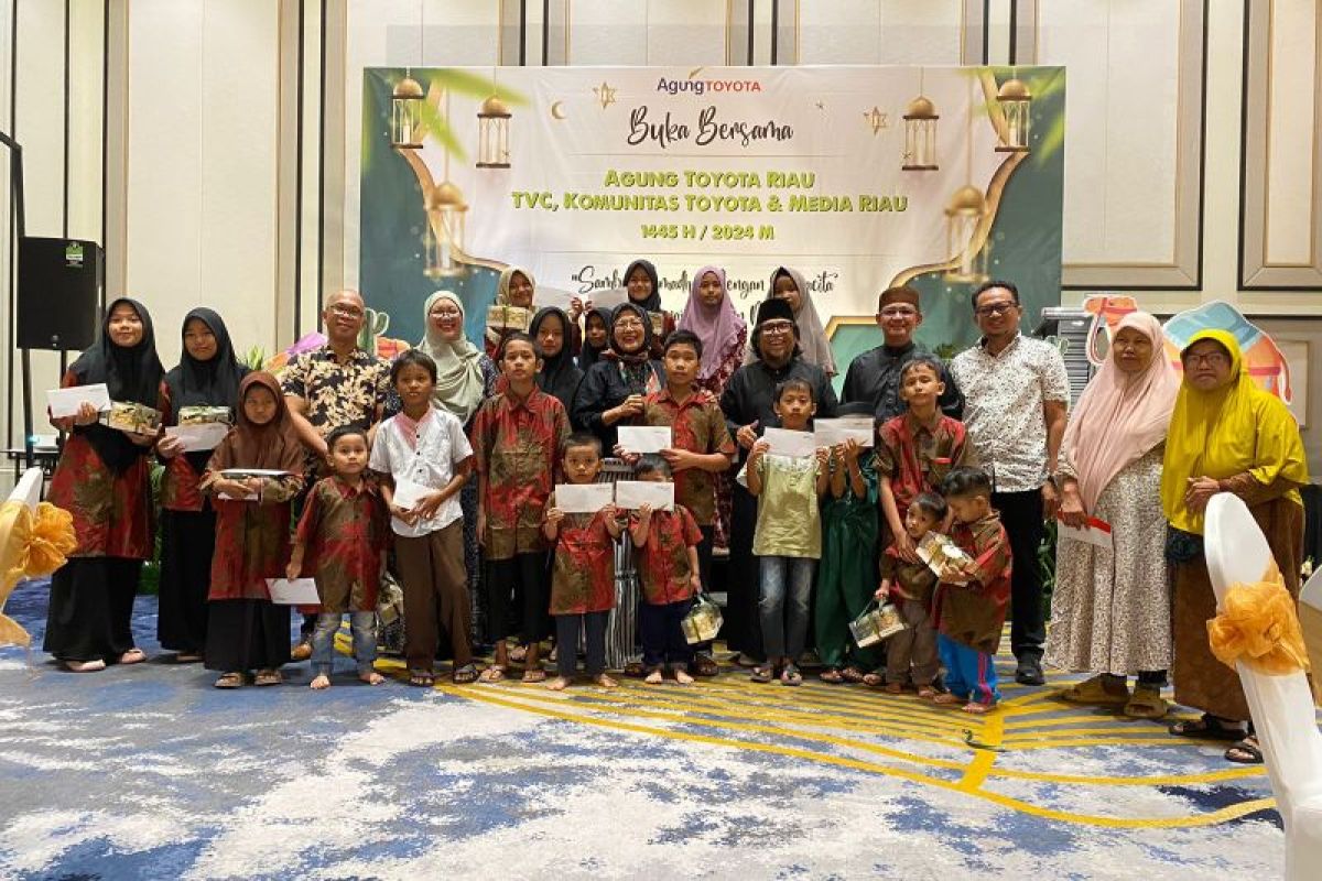 Berbagi berkah Ramadhan, Agung Toyota Riau santuni 20 anak yatim